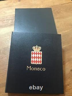 Monaco Collection En Album Davo Tome I Luxe + Étui 1885/1975 Cote 2900