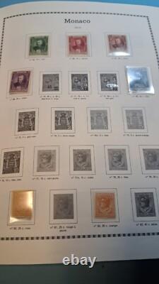 Monaco Stamps Collection In Yt Album Period 1920-1979 Most Mint Great Starter