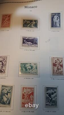 Monaco Stamps Collection In Yt Album Period 1920-1979 Most Mint Great Starter