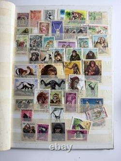 Monkey & Primates Thematic Stamp Album Worldwide Collection