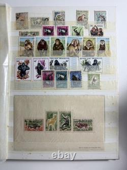 Monkey & Primates Thematic Stamp Album Worldwide Collection