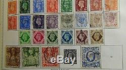 Most British stamp collection in Minkus Comp. Album with 2,700 or so stamps to'52