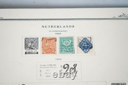 NETHERLANDS 1850s-1940s COLLECTION OF 600+ STAMPS MINT & USED IN SCOTT ALBUM