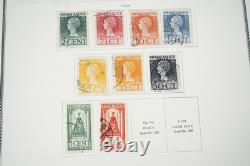 NETHERLANDS 1850s-1940s COLLECTION OF 600+ STAMPS MINT & USED IN SCOTT ALBUM