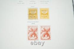 NETHERLANDS 1850s-1940s COLLECTION OF 600+ STAMPS MINT & USED IN SCOTT ALBUM