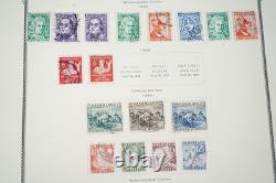 NETHERLANDS 1850s-1940s COLLECTION OF 600+ STAMPS MINT & USED IN SCOTT ALBUM