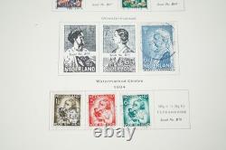 NETHERLANDS 1850s-1940s COLLECTION OF 600+ STAMPS MINT & USED IN SCOTT ALBUM