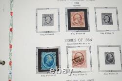 NETHERLANDS 1850s-1960s COLLECTION OF 475+ STAMPS MINT & USED IN WHITE ACE ALBUM