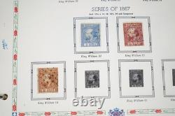 NETHERLANDS 1850s-1960s COLLECTION OF 475+ STAMPS MINT & USED IN WHITE ACE ALBUM
