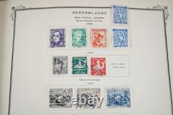 NETHERLANDS 1870s-2000s COLLECTION OF 1,175+ STAMPS MINT & USED IN SCOTT ALBUM