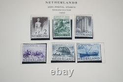 NETHERLANDS 1870s-2000s COLLECTION OF 1,175+ STAMPS MINT & USED IN SCOTT ALBUM