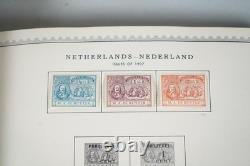 NETHERLANDS 1880s-1960s COLLECTION OF 2,050+ STAMPS STORED IN MINKUS ALBUM
