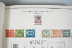 NETHERLANDS 1880s-1960s COLLECTION OF 2,050+ STAMPS STORED IN MINKUS ALBUM