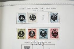 NETHERLANDS 1880s-1960s COLLECTION OF 2,050+ STAMPS STORED IN MINKUS ALBUM