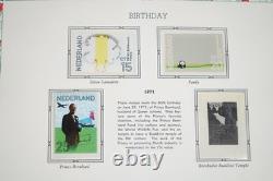 NETHERLANDS 1970s-1990s COLLECTION OF 225+ STAMPS MINT & USED IN WHITE ACE ALBUM