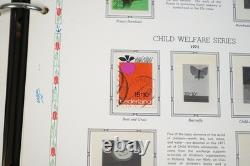 NETHERLANDS 1970s-1990s COLLECTION OF 225+ STAMPS MINT & USED IN WHITE ACE ALBUM