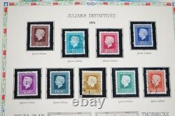 NETHERLANDS 1970s-1990s COLLECTION OF 225+ STAMPS MINT & USED IN WHITE ACE ALBUM