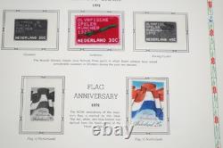 NETHERLANDS 1970s-1990s COLLECTION OF 225+ STAMPS MINT & USED IN WHITE ACE ALBUM