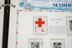 NETHERLANDS 1970s-1990s COLLECTION OF 225+ STAMPS MINT & USED IN WHITE ACE ALBUM