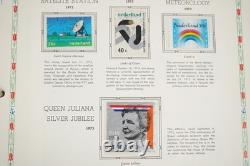 NETHERLANDS 1970s-1990s COLLECTION OF 225+ STAMPS MINT & USED IN WHITE ACE ALBUM