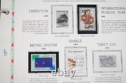 NETHERLANDS 1970s-1990s COLLECTION OF 225+ STAMPS MINT & USED IN WHITE ACE ALBUM