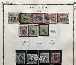 NORTH BORNEO Collection on Scott Specialty Album Pages