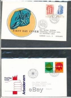 NORWAY 1972/86 FDC Covers & Album Collection(100+Items)ALB424