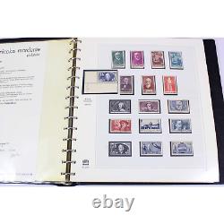 Near Complete Collection Of France From 1938 To 1957 New Stamps Album Safe