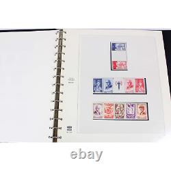 Near Complete Collection Of France From 1938 To 1957 New Stamps Album Safe