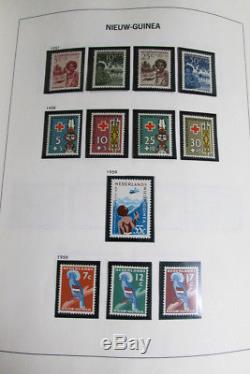 Netherland Colonies 95% Mint Stamp Collection in Davo Album
