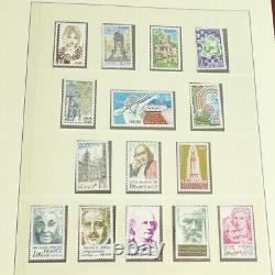 New 1978-1985 French Stamp Collection Complete on Lindner Album