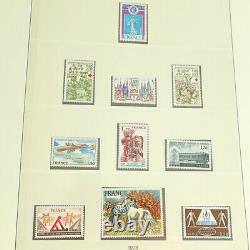 New 1978-1985 French Stamp Collection Complete on Lindner Album