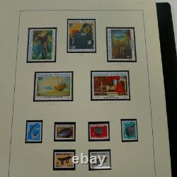 New French Polynesian Stamp Collection 1983-1998 on Lindner album