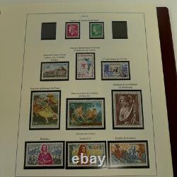 New French Stamp Collection 1969-1982 on Lindner album