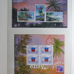New Mayotte Stamp Collection 1892-2011 in Lindner Album