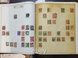 New World Wide Stamp Album with over 1,200 stamps from I to V (some better)