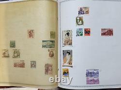 New World Wide Stamp Album with over 1,200 stamps from I to V (some better)