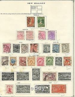 New Zealand 1855-1949 M&U POWERFUL Collection On Album Pages US$1,300