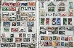 New Zealand Stamp Lot On Album Page Mint Used Collection Queen Elizabeth II