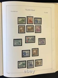 Norfolk Island Stamp Collection Album Mint (MNH) 1947-1989 ZAYIX