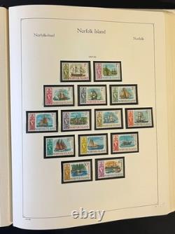 Norfolk Island Stamp Collection Album Mint (MNH) 1947-1989 ZAYIX