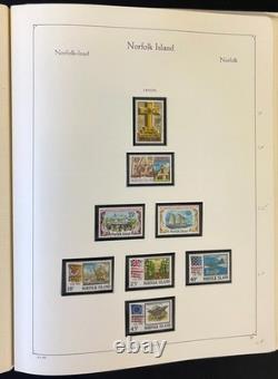 Norfolk Island Stamp Collection Album Mint (MNH) 1947-1989 ZAYIX