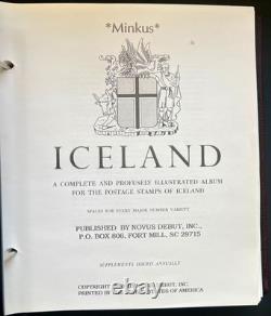 Norway Iceland Latvia Lithuania Stamp Collection Minkus Specialty Album ZAYIX