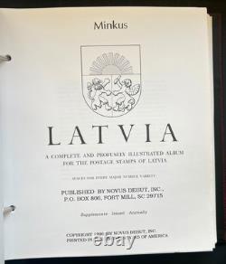 Norway Iceland Latvia Lithuania Stamp Collection Minkus Specialty Album ZAYIX