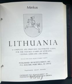 Norway Iceland Latvia Lithuania Stamp Collection Minkus Specialty Album ZAYIX