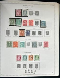 Norway Iceland Latvia Lithuania Stamp Collection Minkus Specialty Album ZAYIX