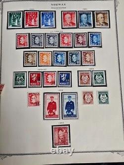 Norway Mint NH Stamp Collection in Album