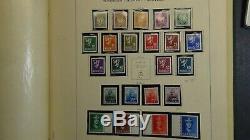 Norway stamp collection in Schaubek album to'65 with 650 or so classic stamps