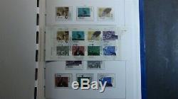 Norway stamp collection in Stender album with 450 or so recent stamps'94 2002