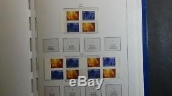 Norway stamp collection in Stender album with 450 or so recent stamps'94 2002